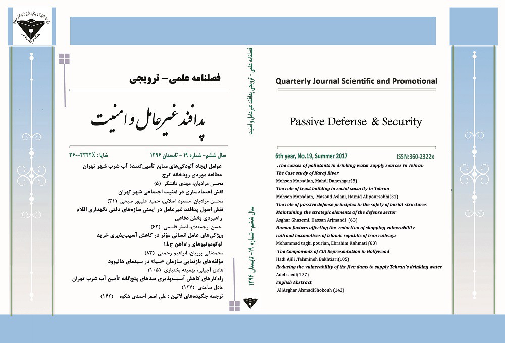 پدافند غیرعامل و امنیت