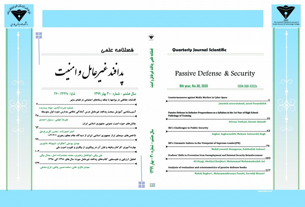 پدافند غیرعامل و امنیت