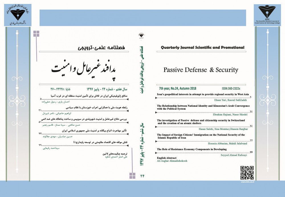 پدافند غیرعامل و امنیت