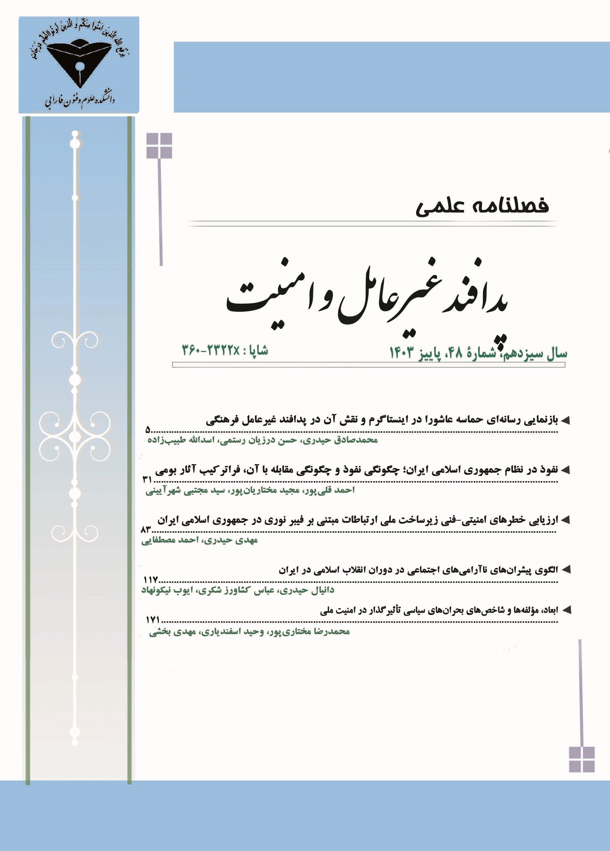 پدافند غیرعامل و امنیت