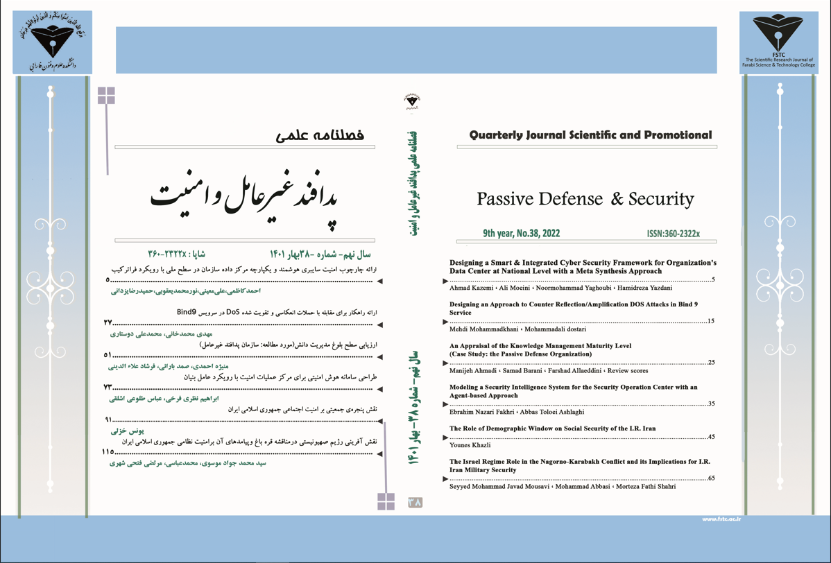 پدافند غیرعامل و امنیت