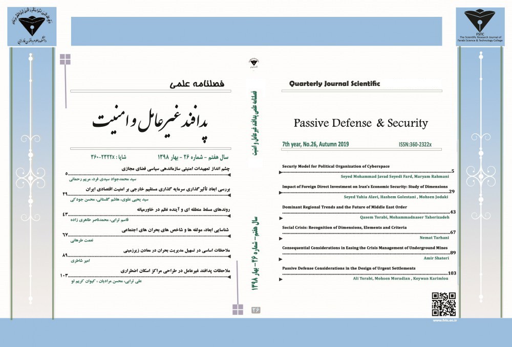 پدافند غیرعامل و امنیت